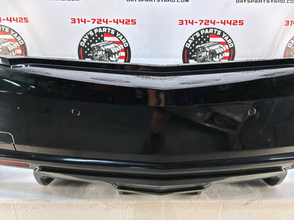 2016 Cadillac CTS-V Complete Rear Bumper Black OEM