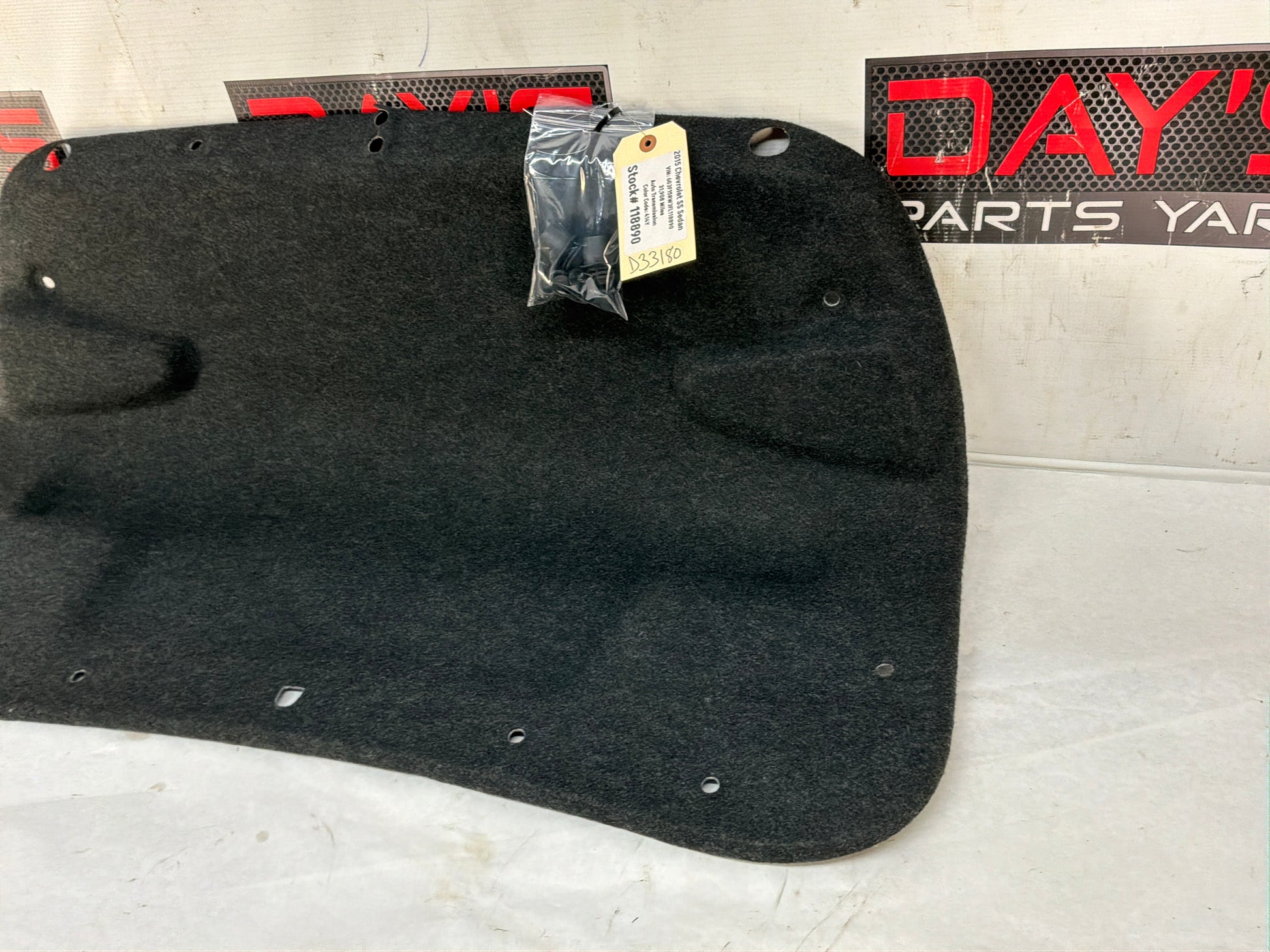 Lid liner - Day's Parts Yard