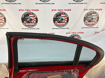 2008 Pontiac G8 GT RH Passenger Rear Exterior Outside Door Red OEM