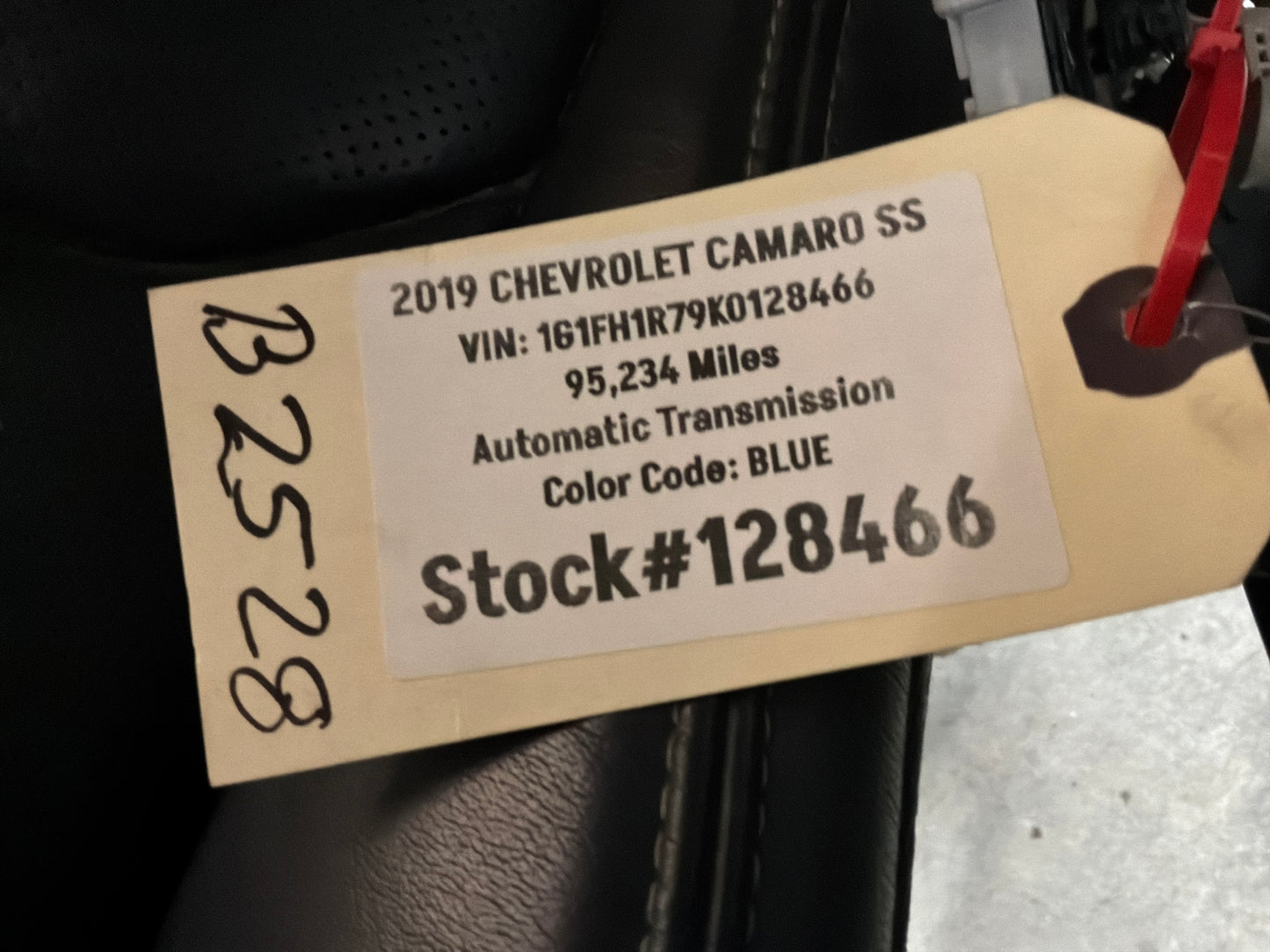 2019 Chevy Camaro SS RH Passenger Front Bottom Seat OEM