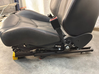 2015 Chevrolet SS Sedan Front and Rear Black Leather Seats OEM
