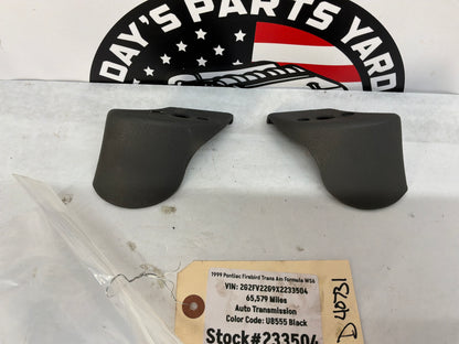 1999 Pontiac Firebird Trans Am Formula WS6 RH & LH Top Trim Cover End Cap Corner OEM
