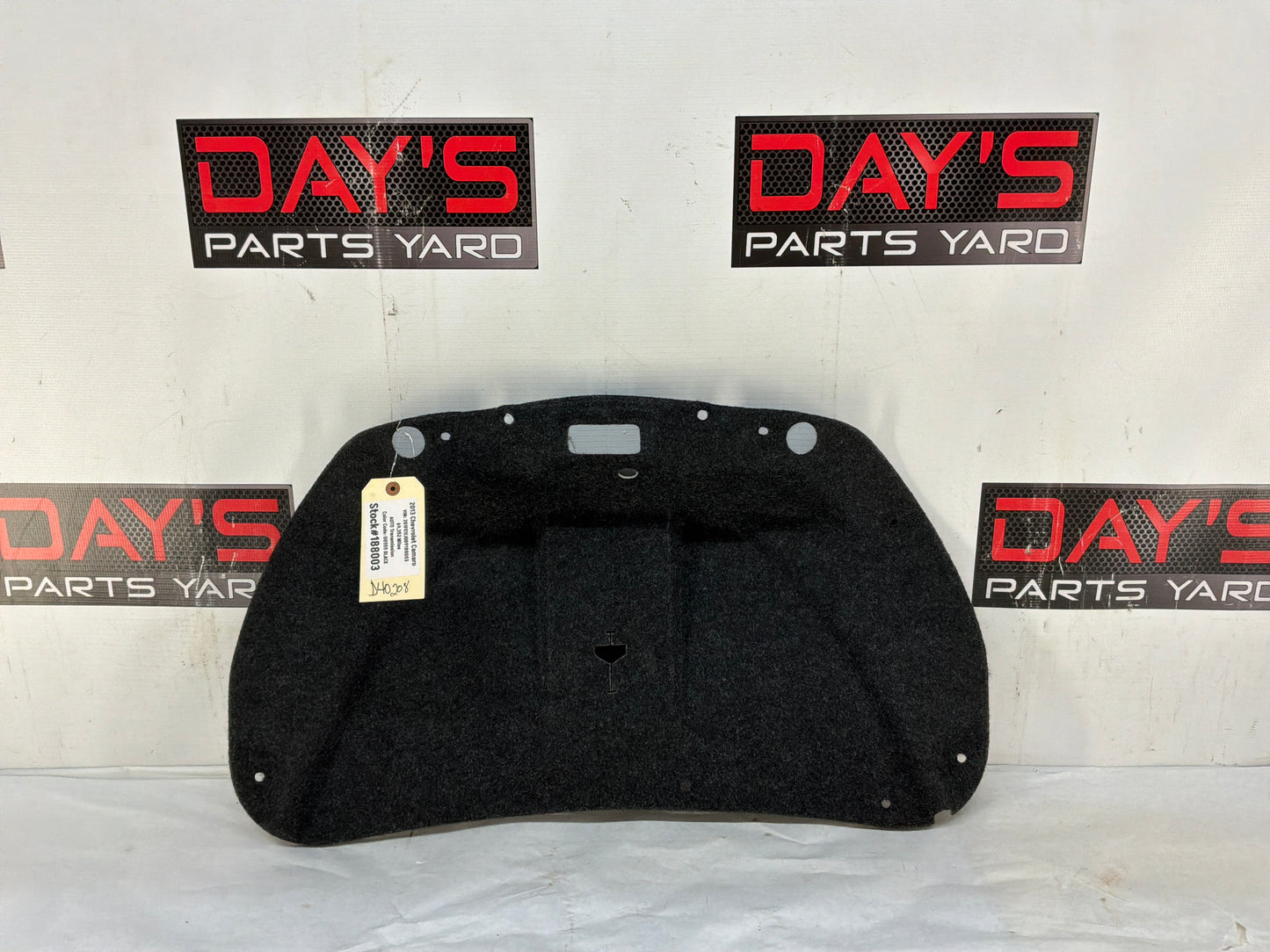 2013 Chevy Camaro SS Trunk Deck Lid Liner Carpet Felt OEM