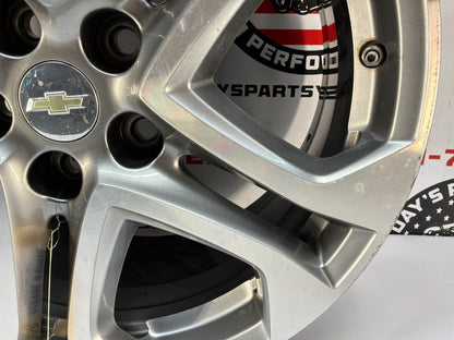2017 Chevy SS Sedan Factory OEM Rear Wheel 19x9 OEM HAS A FLAT SPOT