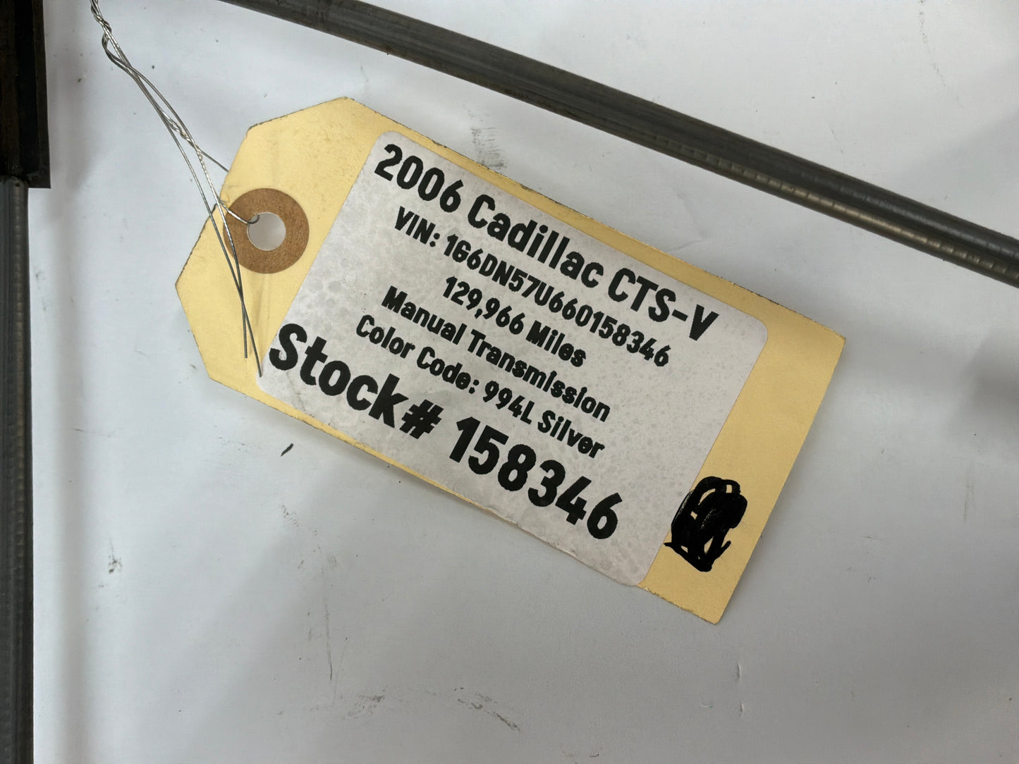 2006 Cadillac CTS-V LH Driver Front Window Reg w/ Motor OEM