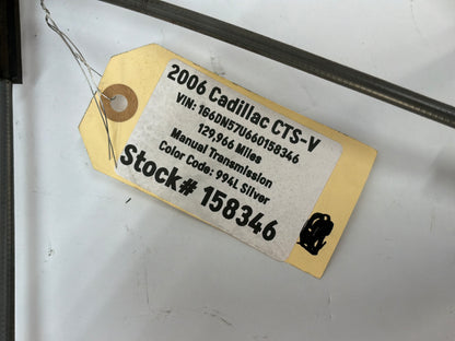 2006 Cadillac CTS-V LH Driver Front Window Reg w/ Motor OEM