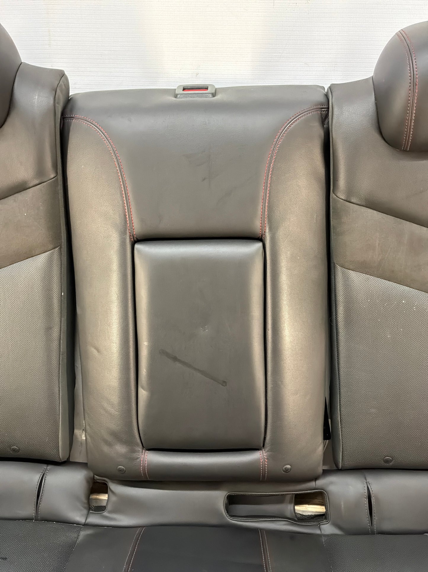 2017 Chevy SS Sedan Rear Seats Black Leather Alcantara Suede OEM