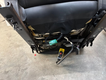 2015 Chevrolet SS Sedan Front and Rear Black Leather Seats OEM