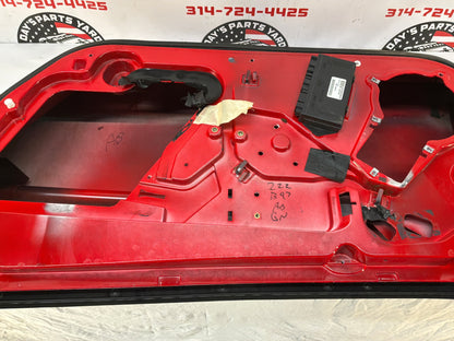 2002 Chevy C5 Corvette Corvette Convertible RH Passenger Interior Door Panel Red OEM