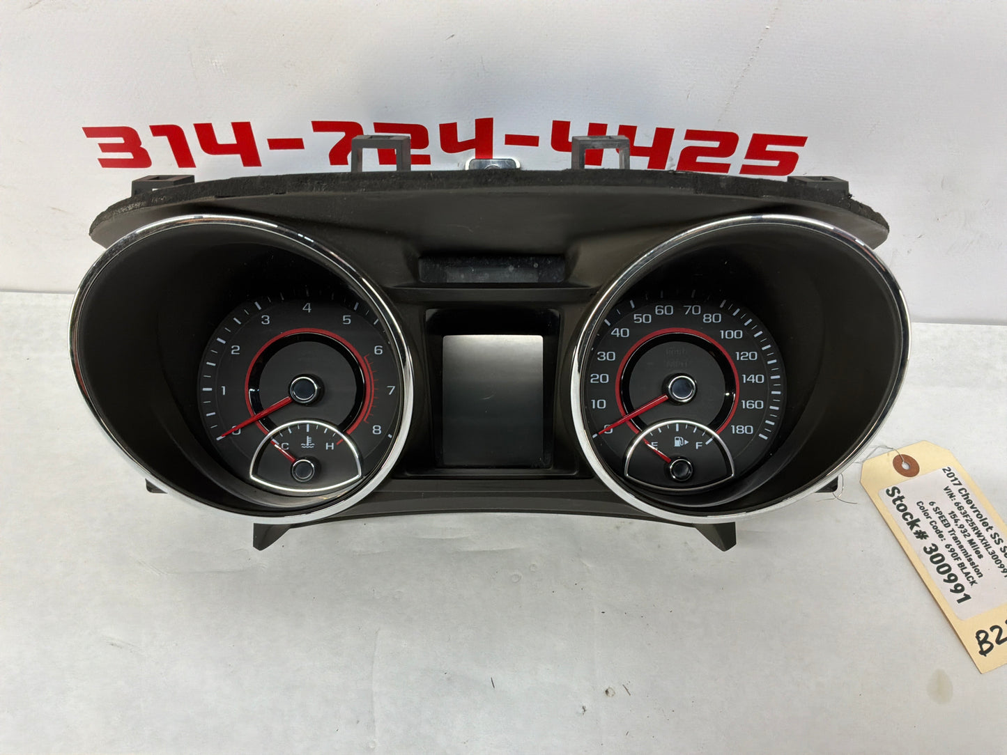 2017 Chevy SS Sedan Gauge Cluster Speedometer Instrument Panel OEM