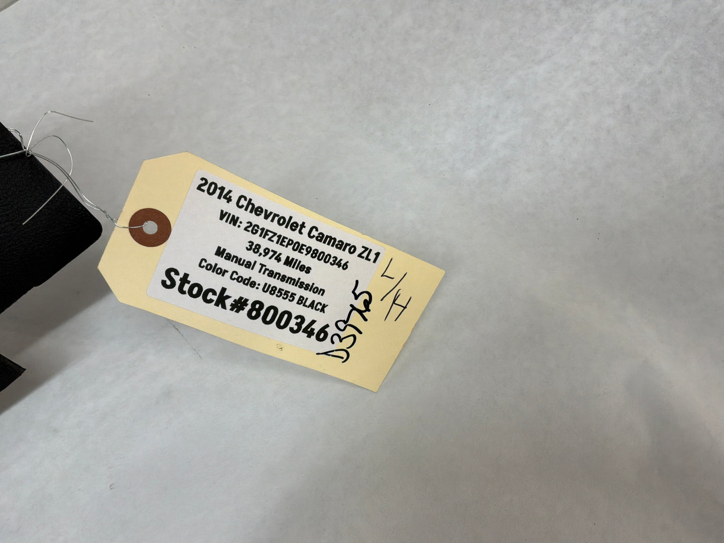 2014 Chevy Camaro ZL1 LH Driver Rear Interior Quarter Door Trim Panel OEM