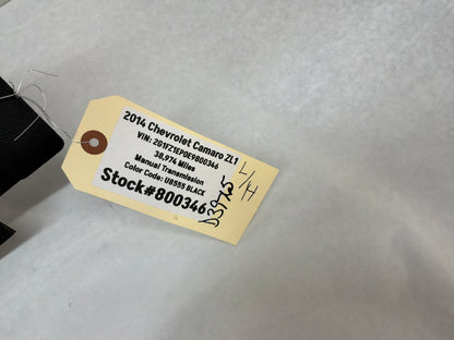 2014 Chevy Camaro ZL1 LH Driver Rear Interior Quarter Door Trim Panel OEM