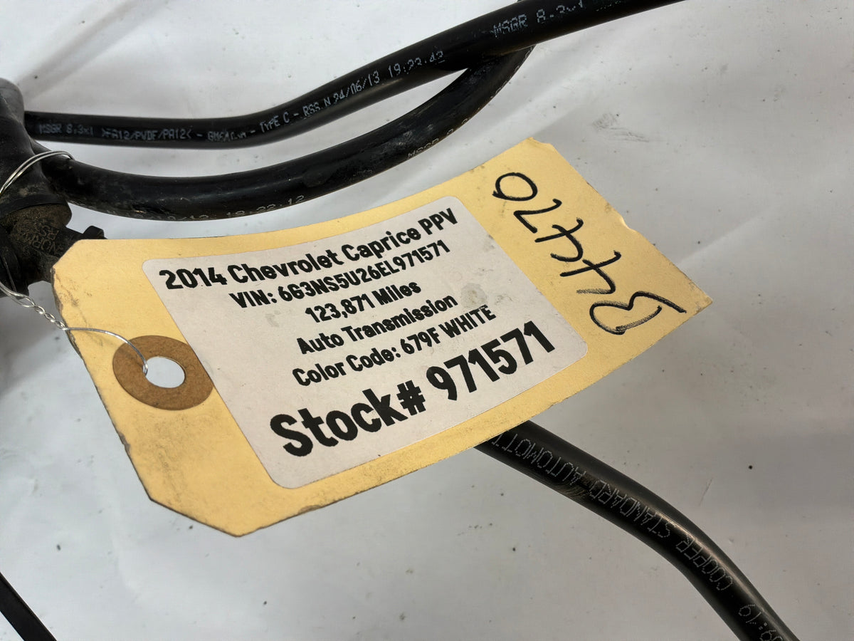 2014 Chevy Caprice PPV Fuel Tank EVAP Vapor Charcoal Canister w/ Lines & Hoses and Wire Harness OEM