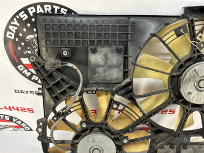 2009 Cadillac CTS-V Radiator Dual Electric Coolant Cooling Fans OEM