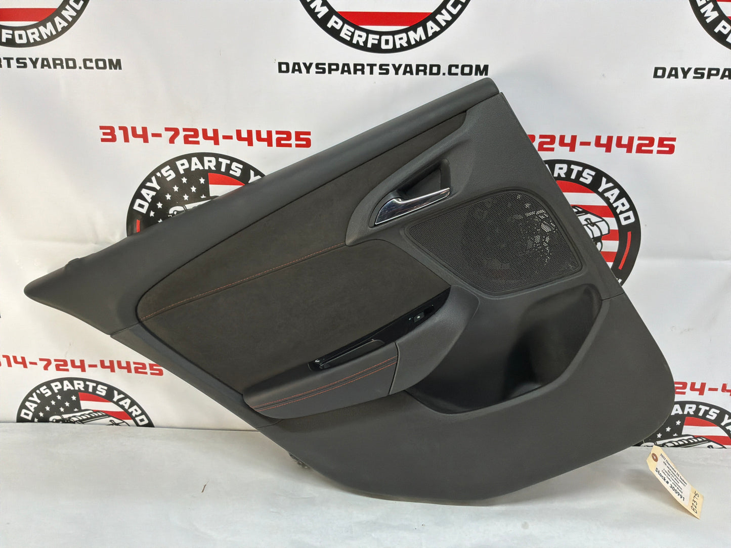 2017 Chevy SS Sedan LH Driver Rear Interior Door Panel Trim OEM