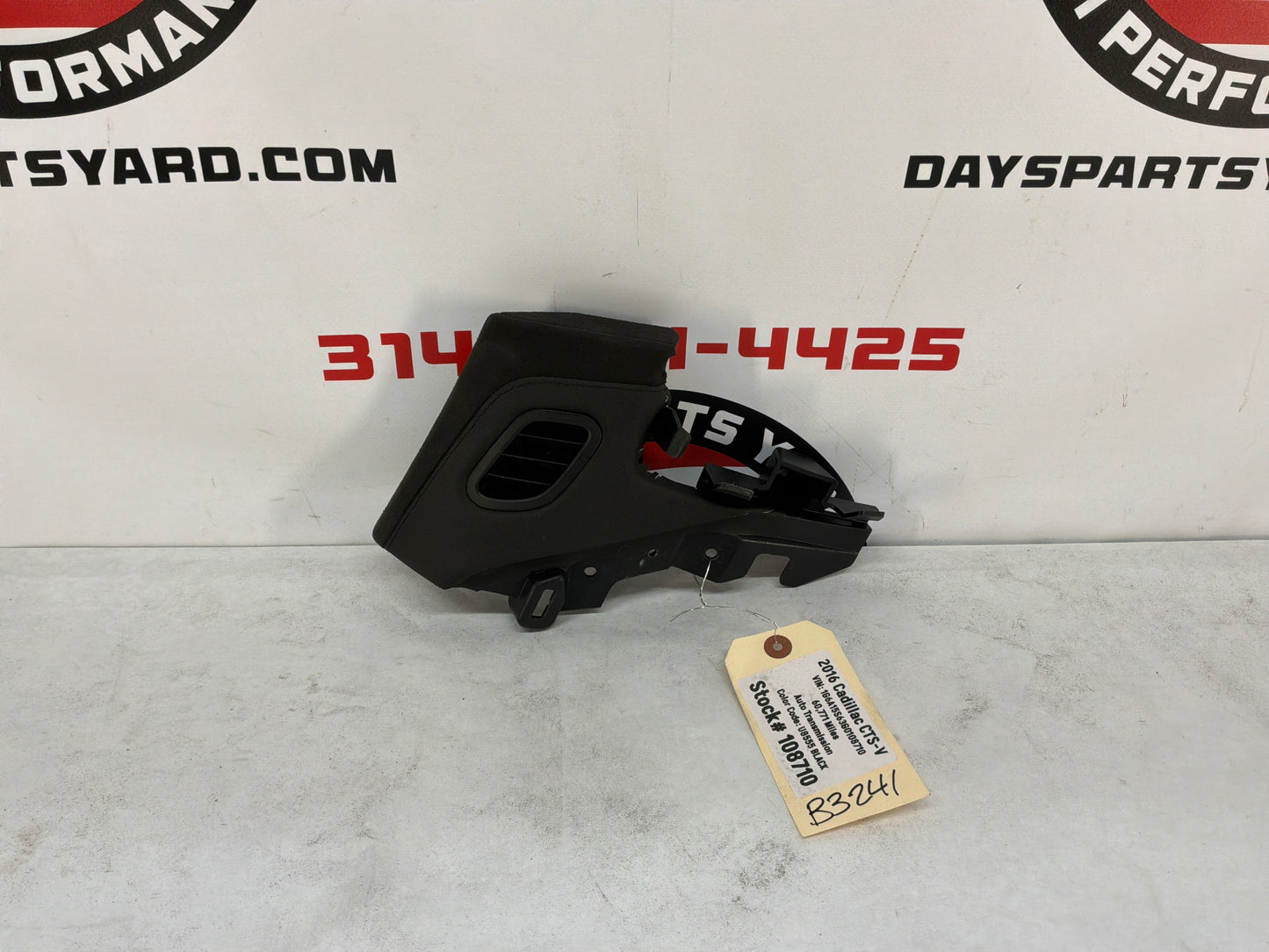 2016 Cadillac CTS-V Dash Board Vent Trim Suede