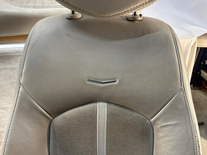 2009 Cadillac CTS-V Seats Fronts and Rears Leather and Suede OEM Titanium