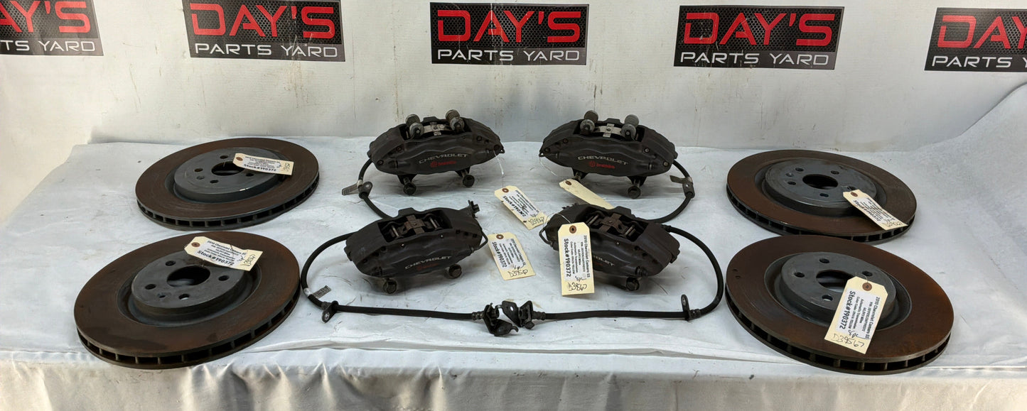 Front and rear brembo calipers and rotors - Day's Parts Yard