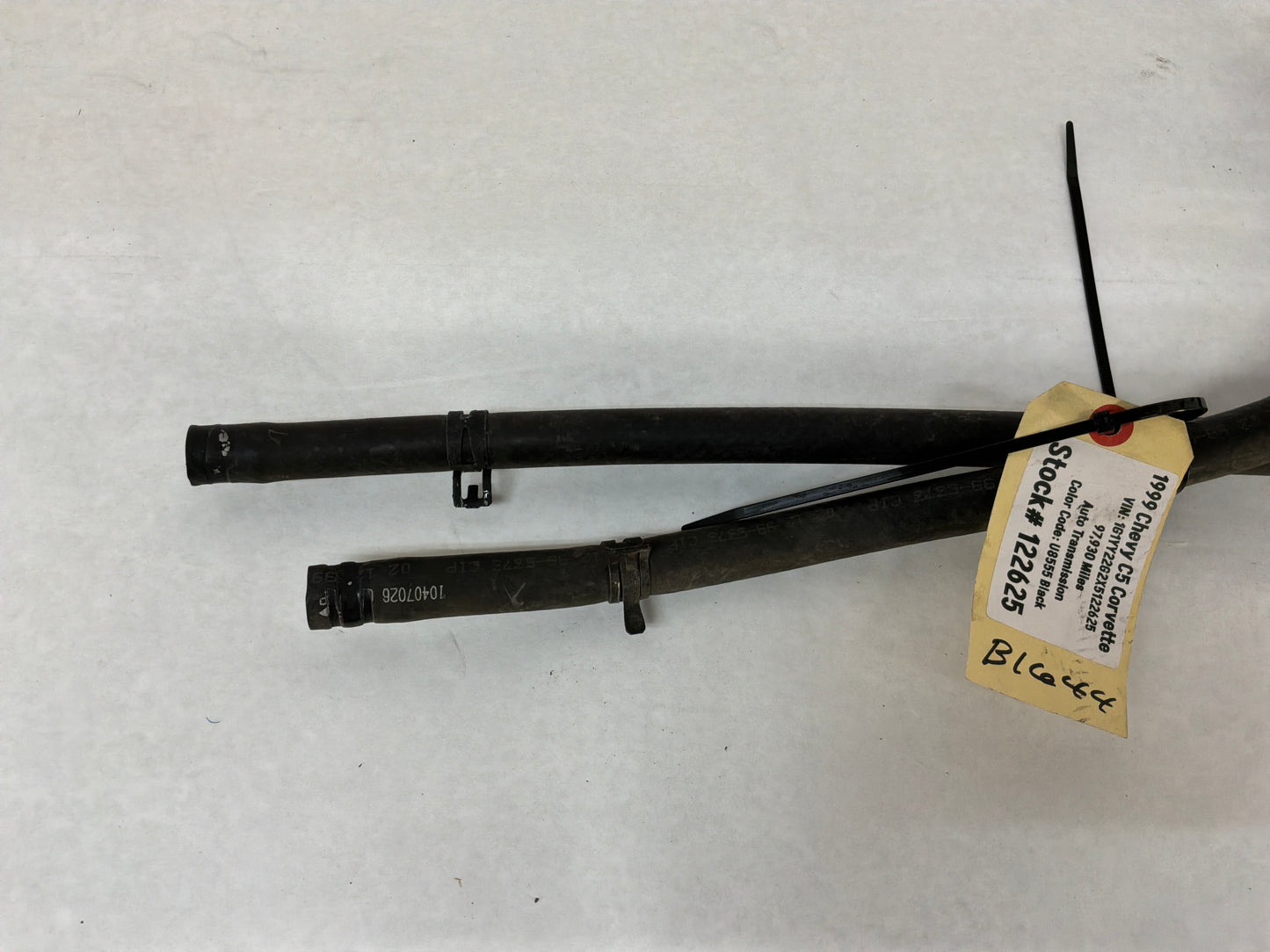 1999 Chevy Corvette Heater Core Hose OEM