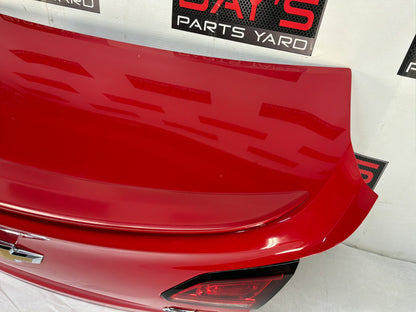 2015 Chevrolet SS Sedan Trunk Deck Lid w/ Spoiler Red OEM