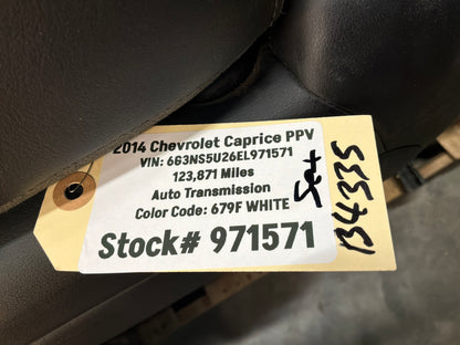 2014 Chevy Caprice PPV Seats Front and Rear OEM