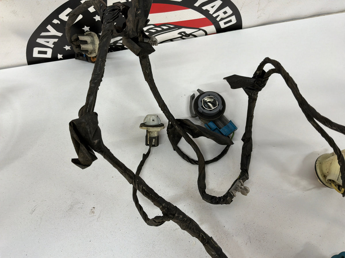 2002 Chevy Corvette Convertible Rear Bumper Tail Light Lamp Wire Wiring Harness OEM