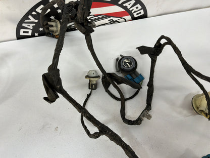 2002 Chevy Corvette Convertible Rear Bumper Tail Light Lamp Wire Wiring Harness OEM