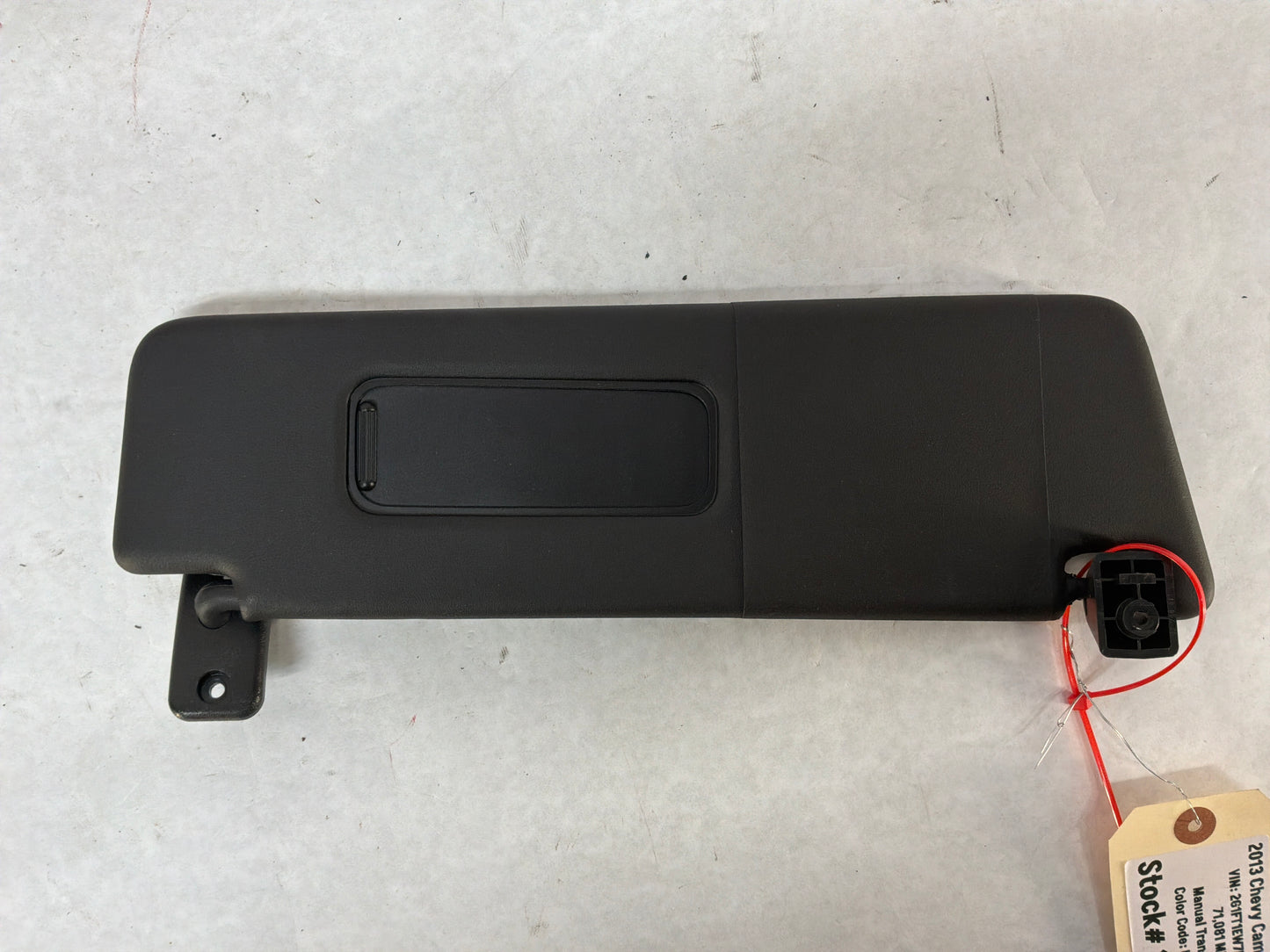 2013 Chevy Camaro 1LE RH & LH Sunvisors Sun Visors Shades w/ Clips OEM