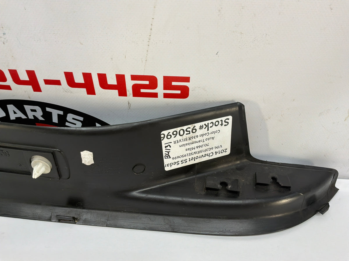 2014 Chevy SS Sedan LH Driver Rear Door Sill Scuff Plate Panel Trim OEM