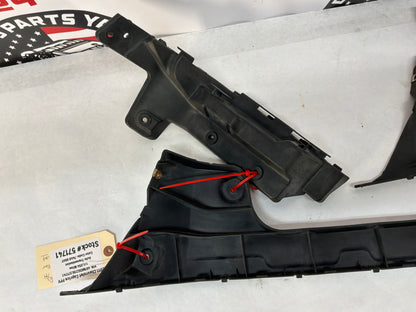 2011 Chevy Caprice PPV RH & LH Rear Bumper Guide Brackets Mounts Supports OEM