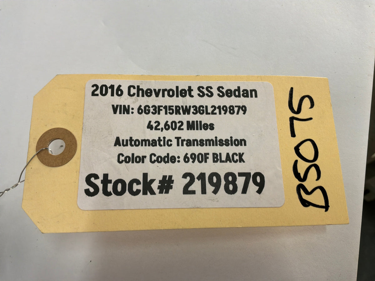 2016 Chevy SS Sedan Steering Column Prop Shaft OEM