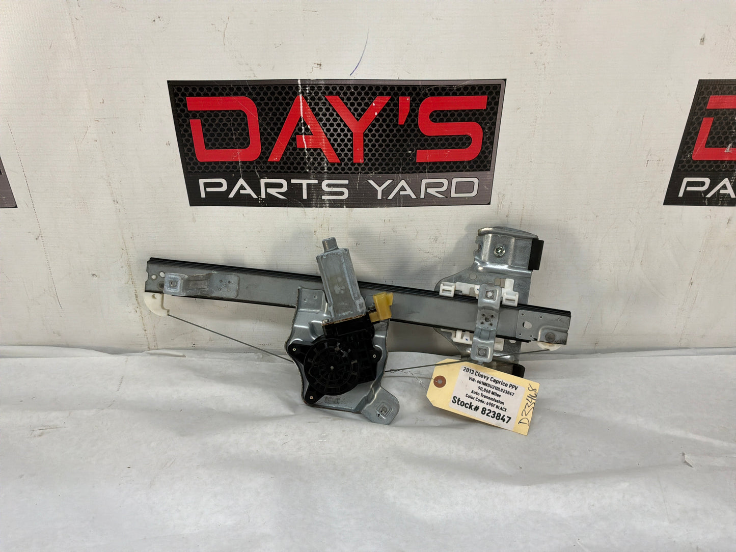 Window reg - Day's Parts Yard