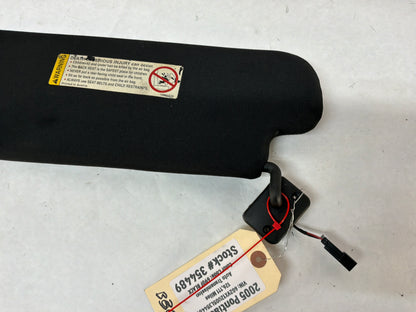 2005 Pontiac GTO RH & LH Sun Visors Shades Sunvisors w/ Clips OEM