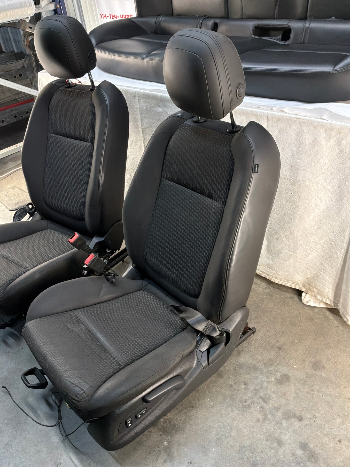 2016 Chevy Caprice PPV Seats Fronts and Rears Cloth OEM