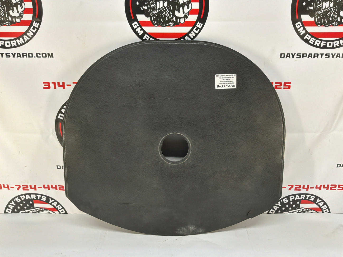 2015 Chevy Camaro SS 1LE Hard Spare Tire Compartment Trunk Battery Stowage Cover OEM
