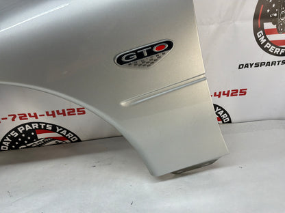 2005 Pontiac GTO LH Driver Front Fender Red OEM