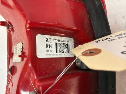 2016 Cadillac CTS-V RH Passenger Tail Light Taillight Stop Lamp OEM