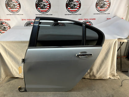 2014 Chevy SS Sedan LH Driver Rear Exterior Outside Door Silver OEM