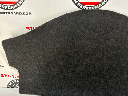 2013 Chevy Camaro ZL1 Trunk Cargo Carpet Spare Tire Floor Cover OEM
