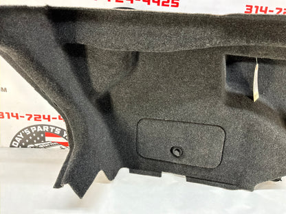 2016 Cadillac CTS-V LH Driver Interior Trunk Quarter Cargo Carpet Trim Panel Cover OEM