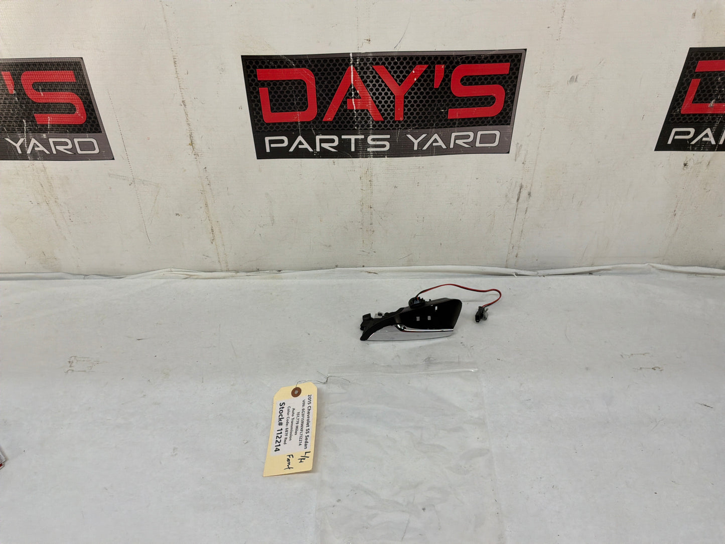 2015 Chevy SS Sedan LH Driver Front Interior Door Handle OEM