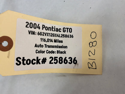 2004 Pontiac GTO AC A/C Air Conditioner Evaporator Line Hose Tube OEM
