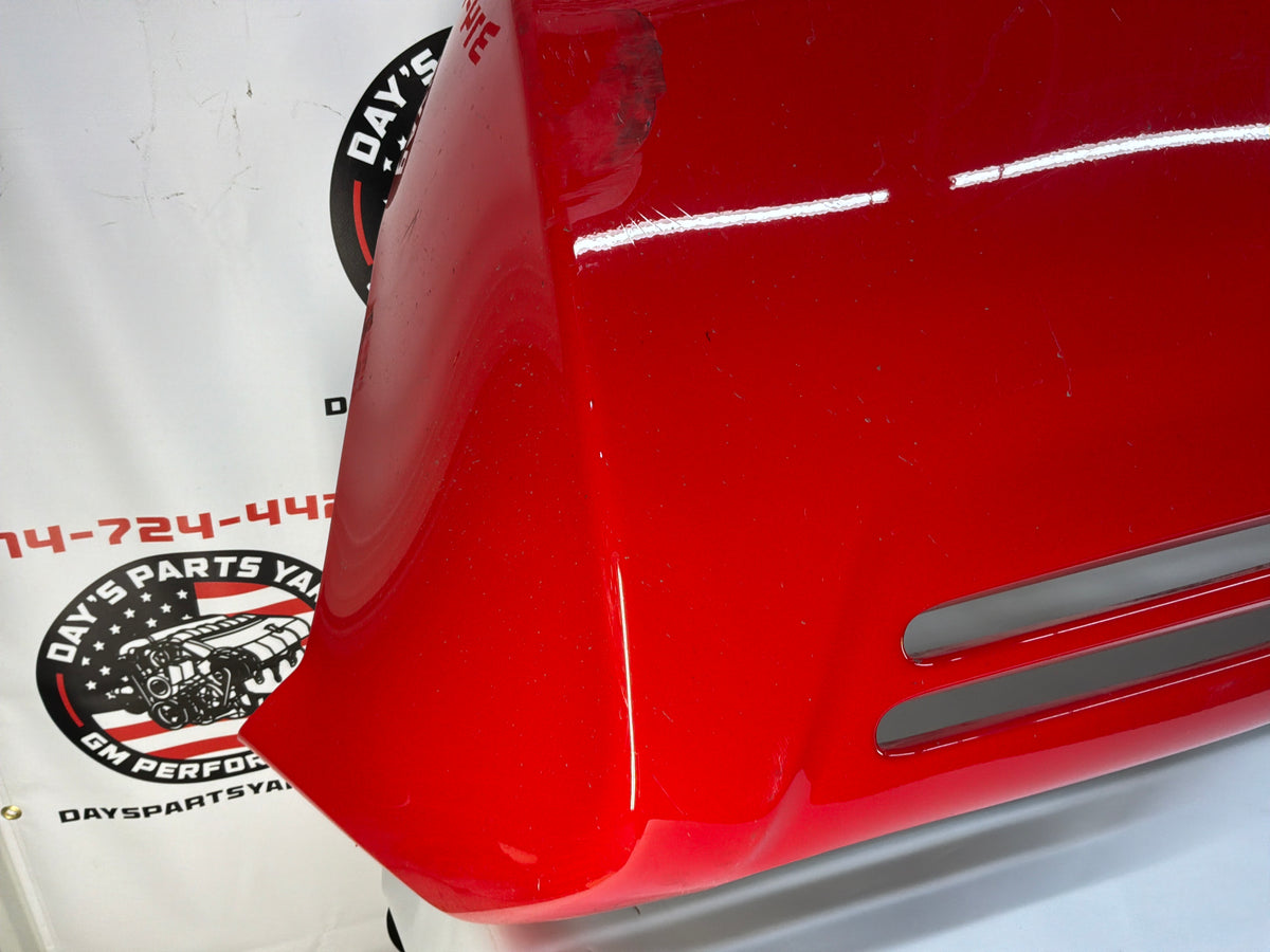 2002 Chevy C5 Corvette Convertible Rear Bumper Cover Red OEM