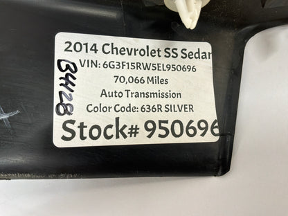 2014 Chevy SS Sedan LH Driver Rear Door Sill Scuff Plate Panel Trim OEM