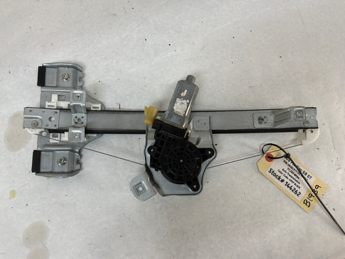 2008 Pontiac G8 GT LH Driver Rear Door Window Regulator Motor OEM
