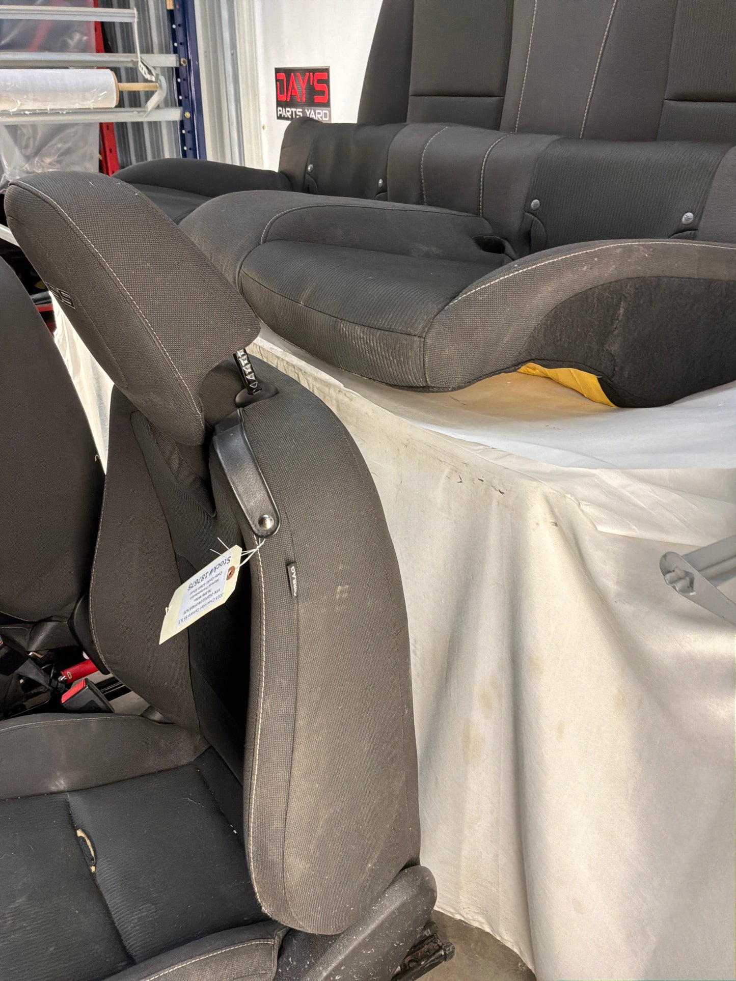 2015 Chevrolet Camaro SS 1LE Seats Fronts and Rears Black Clothe OEM LOCAL PICK UP