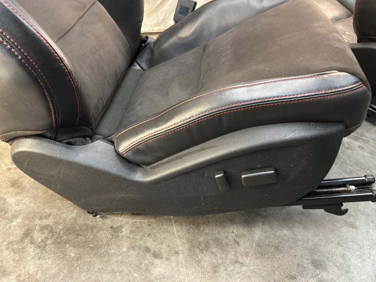 2013 Chevy Camaro ZL1 Seats Black Leather Suede Alcantara Front and Rear OEM