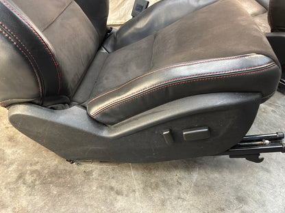 2013 Chevy Camaro ZL1 Seats Black Leather Suede Alcantara Front and Rear OEM