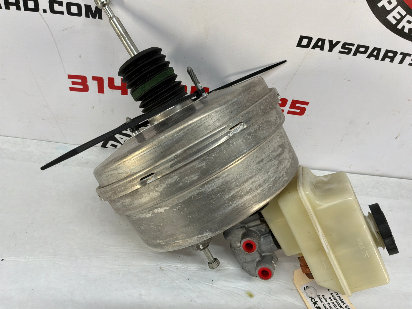 2014 Chevy SS Sedan Brake Booster Master Cylinder and Reservoir OEM