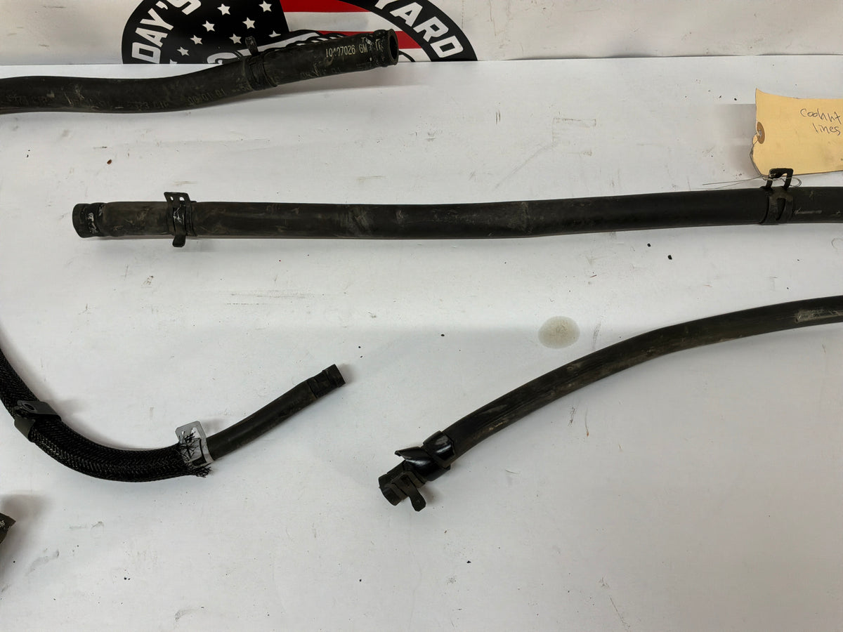 2002 Chevy C5 Corvette Convertible Heater Coolant Water Hoses Lines OEM